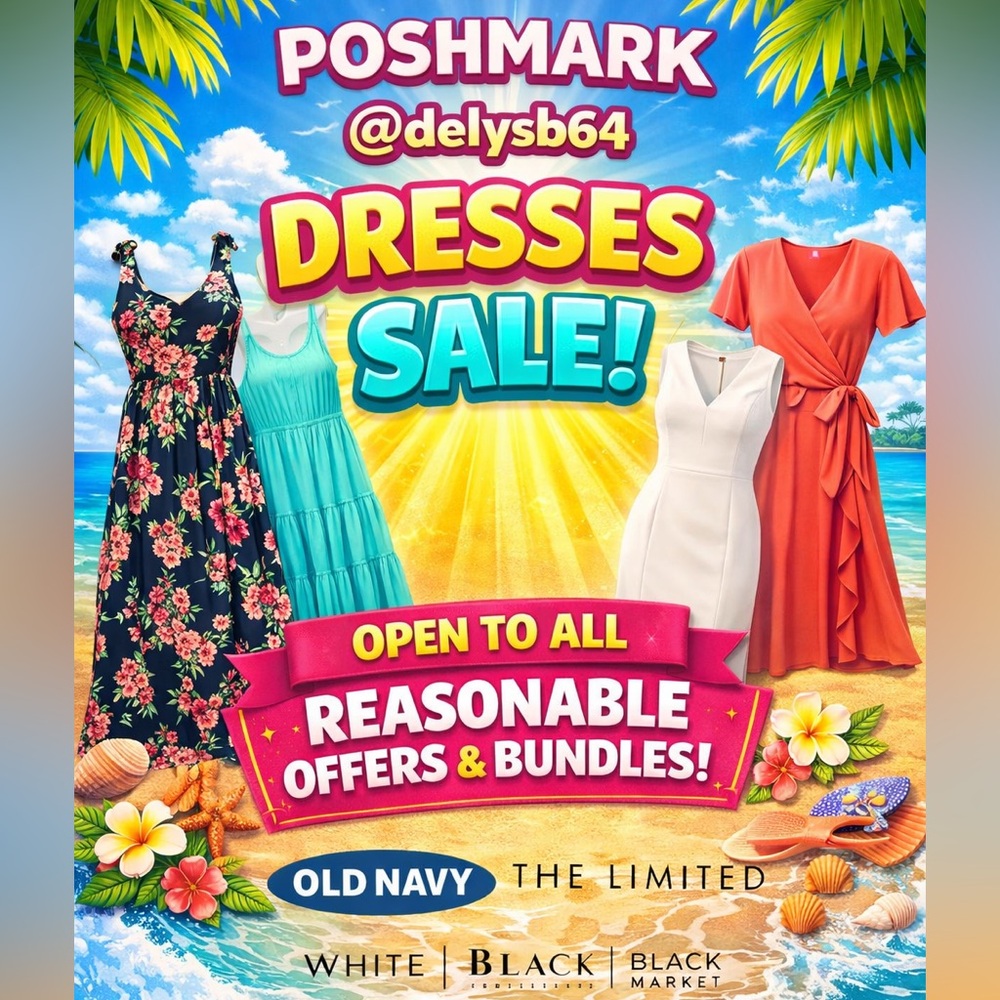 Poshmark Dresses Sale — the limited, White House black market and more. 👗